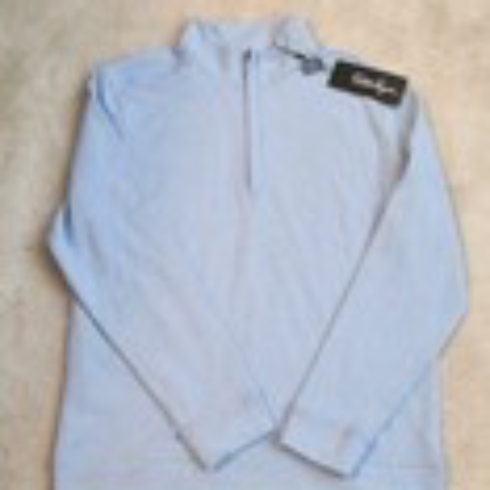 WALTER HAGEN Perfect 11 Midweight 1/4 Zip Pullover, Daybreak Blue, Size S,
